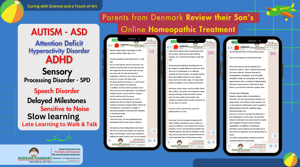 Success Story: A Child with Autism Spectrum Disorder (ASD), Delayed Speech and ADHD Treated by Homeopathy